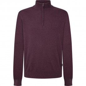 блуза,мъжки,пуловери,façonnable,cosilk,half,zip,sweater,purple,(dark,wine,purple)