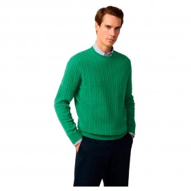 Блуза Façonnable FM700371 Cashmere sweater - Green (Apple Green) блуза,мъжки,пуловери,façonnable,fm700371,cashmere,sweater,green,(apple,green)