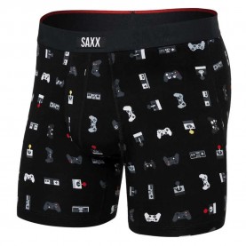 боксерки,мъжко,бельо,saxx,underwear,vibe,xtra,brief,fly,boxers,gamer,black,(black)