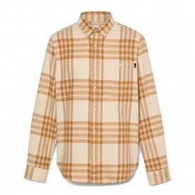 карирана,риза,мъжки,ризи,timberland,midweight,flannel,check,long,sleeve,shirt,angora,yd,(orange)