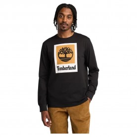тениска,мъжки,тениски,timberland,stack,logo,colored,long,sleeve,t,shirt,black