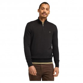 блуза,мъжки,пуловери,timberland,williams,river,cotton,yd,half,zip,sweater,black