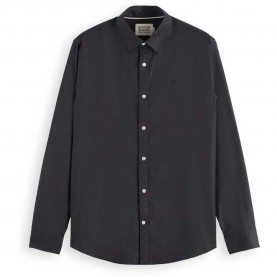 Риза с дълъг ръкав Scotch & soda 179186 long sleeve shirt - Black (Black) риза,с,дълъг,ръкав,дамски,ризи,мъжки,ризи,scotch,&,soda,179186,long,sleeve,shirt,black,(black)