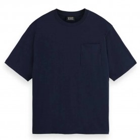 тениска,мъжки,тениски,дамски,тениски,scotch,&,soda,179193,short,sleeve,t,shirt,blue,(night)