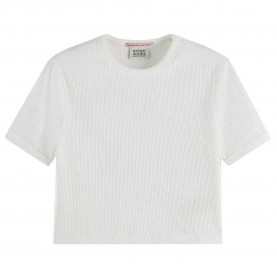 Тениска Scotch & soda 179225 short sleeve T-shirt - White (White) тениска,мъжки,тениски,дамски,тениски,scotch,&,soda,179225,short,sleeve,t,shirt,white,(white)