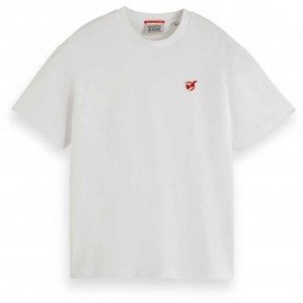 тениска,дамски,тениски,scotch,&,soda,180314,short,sleeve,t,shirt,white,(white)