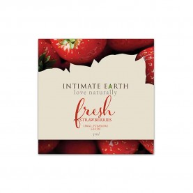 хигиена,тяло,intimate,earth,fresh,strawberry,3ml,sachet,lubricant,transparent,(red)