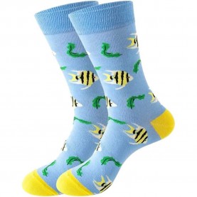 чорапи,мъжки,чорапи,scuba,gifts,sg,scks023,socks,multicolor,(reef,fish)