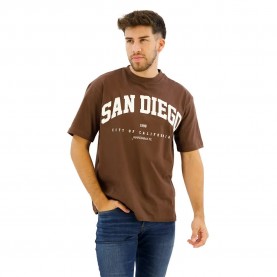 тениска,мъжки,тениски,hinnominate,hmabw01913,short,sleeve,t,shirt,brown,(chocolate)