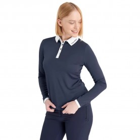 дамски,блузи,с,яка,calvin,klein,golf,whitney,long,sleeve,polo,navy,(blue)