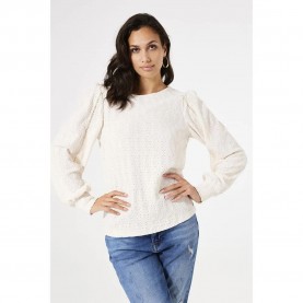 тениска,дамски,тениски,garcia,t40210,long,sleeve,t,shirt,white,(off,white)