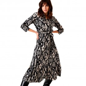 рокля,дамски,поли,и,рокли,garcia,t40281,long,sleeve,midi,dress,black