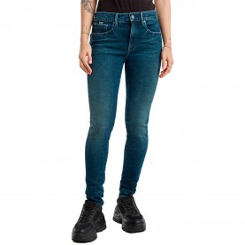 дънки,дамски,панталони,g,star,3301,skinny,jeans,worn,in,meadows,(blue)