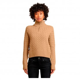 блуза,дамски,пуловери,дамски,плетени,дрехи,g,star,chunky,skipper,sweater,lion,htr,(brown)