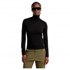 блуза,дамски,пуловери,дамски,плетени,дрехи,g,star,d25510,d847,high,neck,sweater,dark,black,(black)