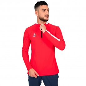 блуза,мъжки,пуловери,le,coq,sportif,2220029,n°1,training,half,zip,sweatshirt,red