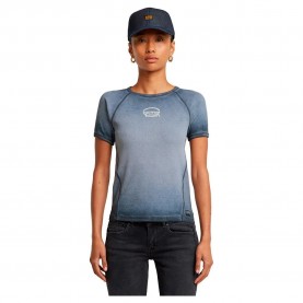 тениска,дамски,тениски,g,star,army,ringer,short,sleeve,t,shirt,blue,(osaka,blue,gd)