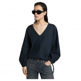 дамски,блузи,дамски,ризи,g,star,cocoon,blouse,worn,in,deep,blue,ocean,(blue)