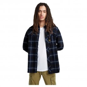 карирана,риза,мъжки,ризи,g,star,cpo,long,sleeve,shirt,blue,black,(rinsed,hiroto,check)