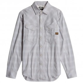 карирана,риза,мъжки,ризи,g,star,dakota,long,sleeve,shirt,correct,grey,phill,check,(grey)