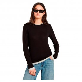 тениска,дамски,тениски,g,star,double,layer,long,sleeve,t,shirt,dark,black,(black)