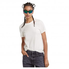 тениска,дамски,тениски,g,star,faux,embro,logo,r,t,short,sleeve,t,shirt,white,(lt,chalk)