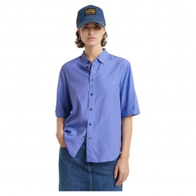 риза,с,къс,ръкав,дамски,блузи,дамски,ризи,g,star,military,short,sleeve,shirt,blue