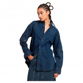 риза,с,дълъг,ръкав,дамски,блузи,дамски,ризи,g,star,modular,long,sleeve,shirt,blue