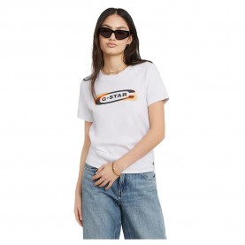 тениска,дамски,тениски,g,star,old,skool,logo,r,t,short,sleeve,t,shirt,white,(white)
