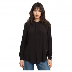 риза,с,дълъг,ръкав,дамски,блузи,дамски,ризи,g,star,placket,long,sleeve,shirt,black,(dark,black)