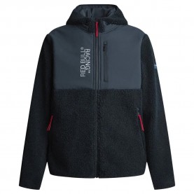 яке,мъжки,якета,red,bull,racing,sherpa,fleece,hybrid,hoody,jacket,blue