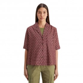 риза,с,къс,ръкав,дамски,блузи,дамски,ризи,scotch,&,soda,177660,short,sleeve,shirt,brown