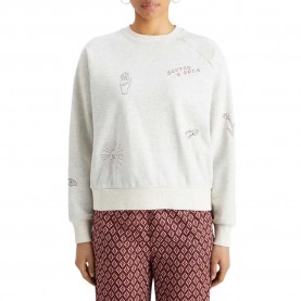 блуза,дамски,блузи,scotch,&,soda,177662,sweatshirt,white