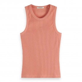 тениска,дамски,тениски,scotch,&,soda,177697,sleeveless,t,shirt,pink,(clay,pink)