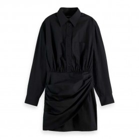 рокля,дамски,поли,и,рокли,scotch,&,soda,177727,short,dress,black
