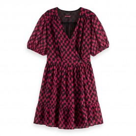 рокля,дамски,поли,и,рокли,scotch,&,soda,177731,short,dress,pink