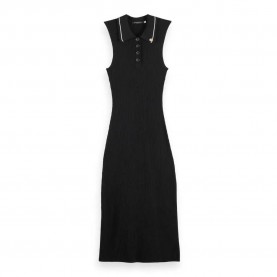 рокля,дамски,поли,и,рокли,scotch,&,soda,177741,sleeveless,long,dress,black