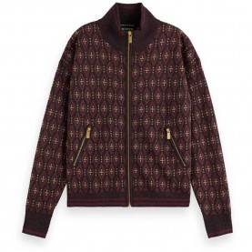 яке,дамски,якета,и,палта,scotch,&,soda,178087,bomber,jacket,brown