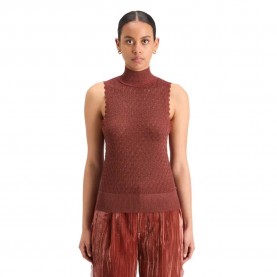 тениска,дамски,тениски,scotch,&,soda,178196,sleeveless,t,shirt,red,(rust)