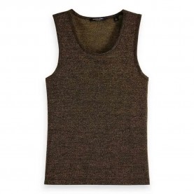 тениска,дамски,тениски,scotch,&,soda,178202,sleeveless,t,shirt,evening,black,(brown)