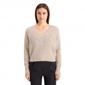 блуза,дамски,пуловери,дамски,плетени,дрехи,scotch,&,soda,178223,v,neck,sweater,beige