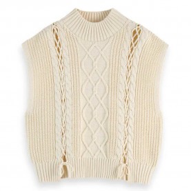 потник,дамски,пуловери,дамски,плетени,дрехи,scotch,&,soda,178225,knitted,vest,beige