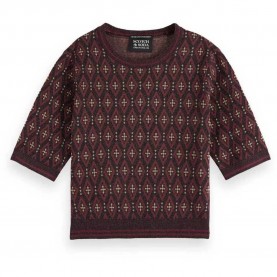 тениска,дамски,тениски,scotch,&,soda,178909,short,sleeve,t,shirt,purple
