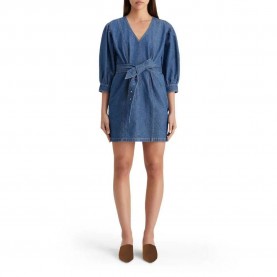 рокля,дамски,поли,и,рокли,scotch,&,soda,178974,3,4,sleeve,short,dress,blue