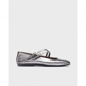 обувки,дамски,обувки,wonders,eider,mary,jane,ballet,pumps,silver