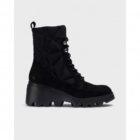 дамски,боти,дамски,високи,обувки,за,ходене,wonders,silver,booties,black