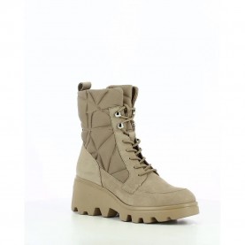 дамски,боти,дамски,високи,обувки,за,ходене,wonders,silver,booties,beige,(taupe)