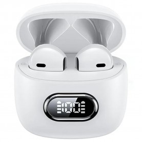 слушалки,слушалки,usams,bhuiaii03,5.3,tws,wireless,earphones,white,(purple)