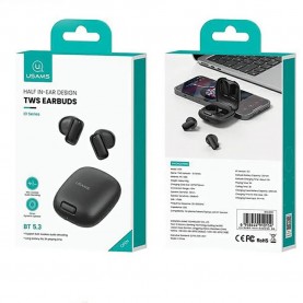 слушалки,слушалки,usams,bhuid01,wireless,earphones,black,(black)