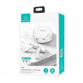 слушалки,слушалки,usams,bhusd01,wireless,earphones,white,(white)